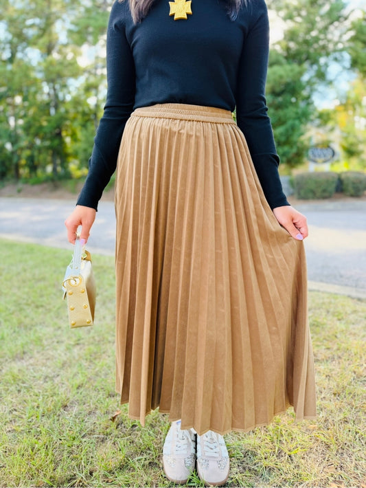 The Shirley Suede Skirt