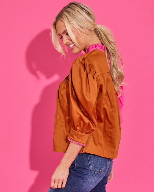 Alden Adair/ The Blake Top/ Colorblock