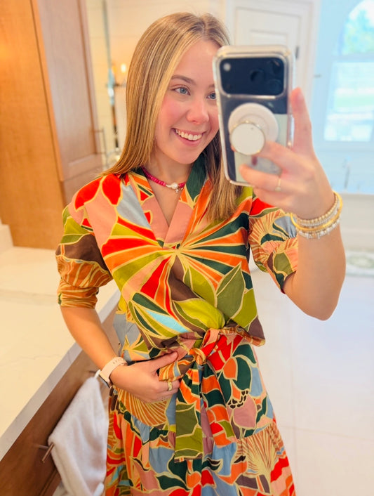 Karlie/ The Fala Floral Collar Top