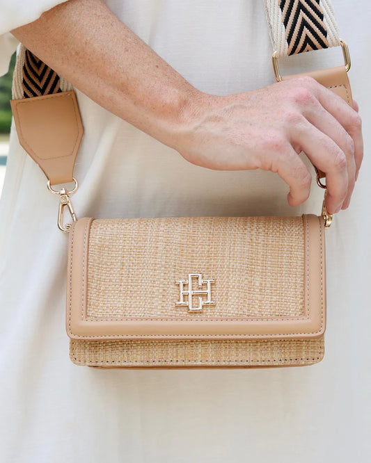 The Maverick Crossbody with Pocket/ Natural Tan