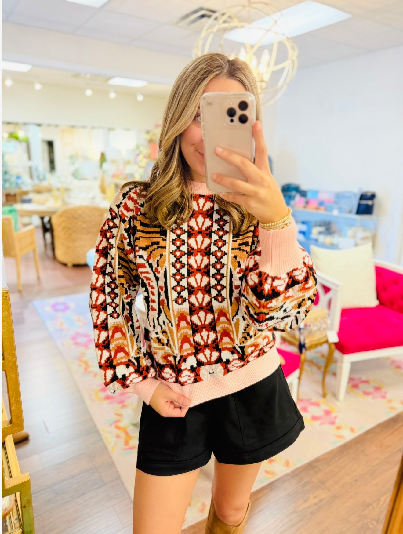 The Pippin Printed Sweater