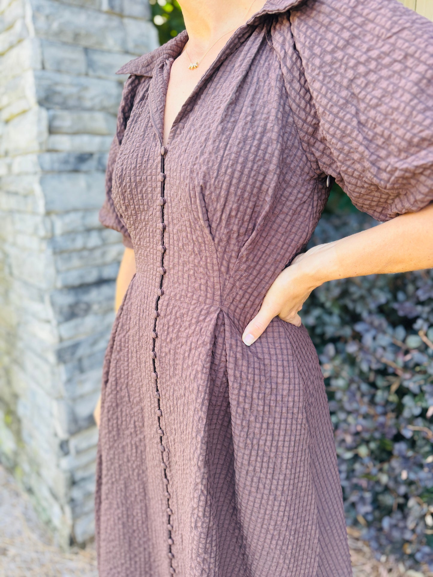 The Boxter Button Dress