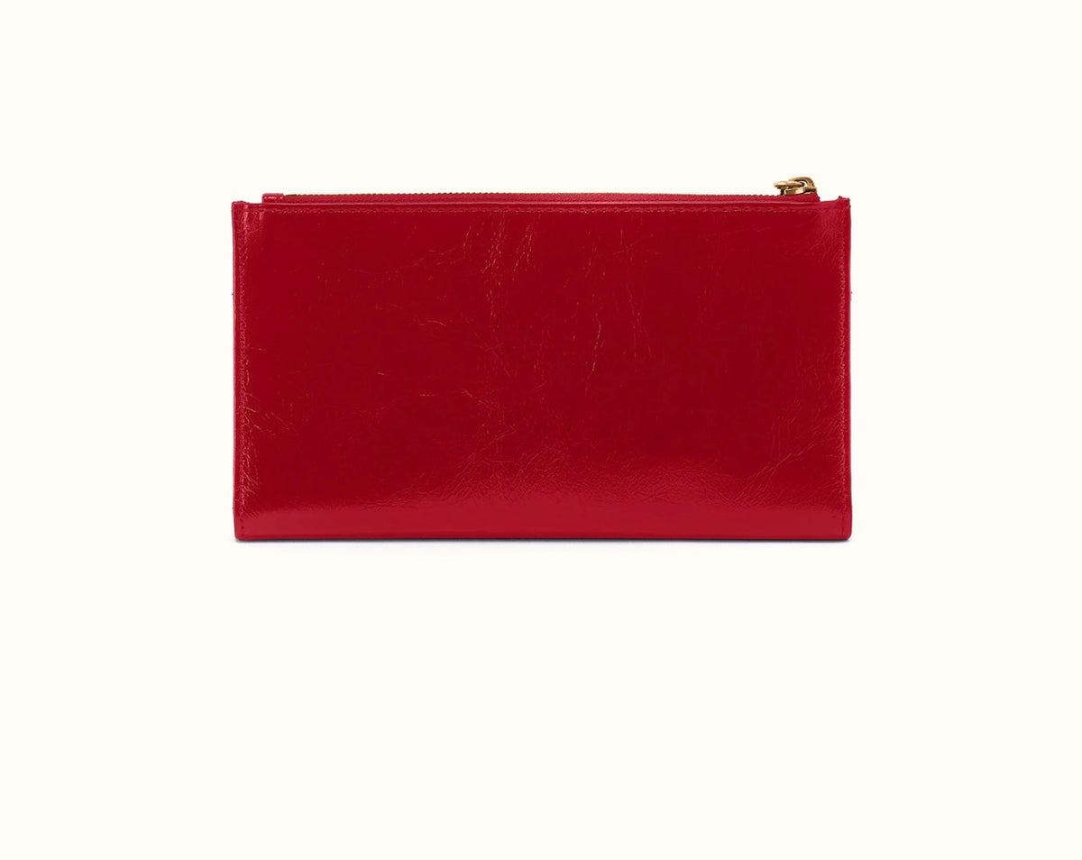HOBO/ The Jill Large Bifold Wallet/ True Red