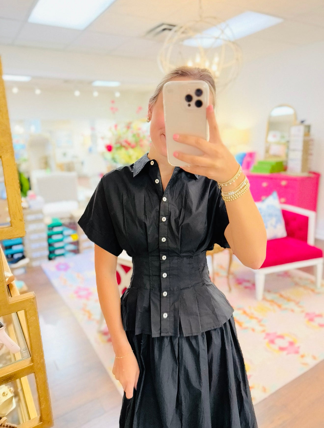 The Tolia Tucked Top