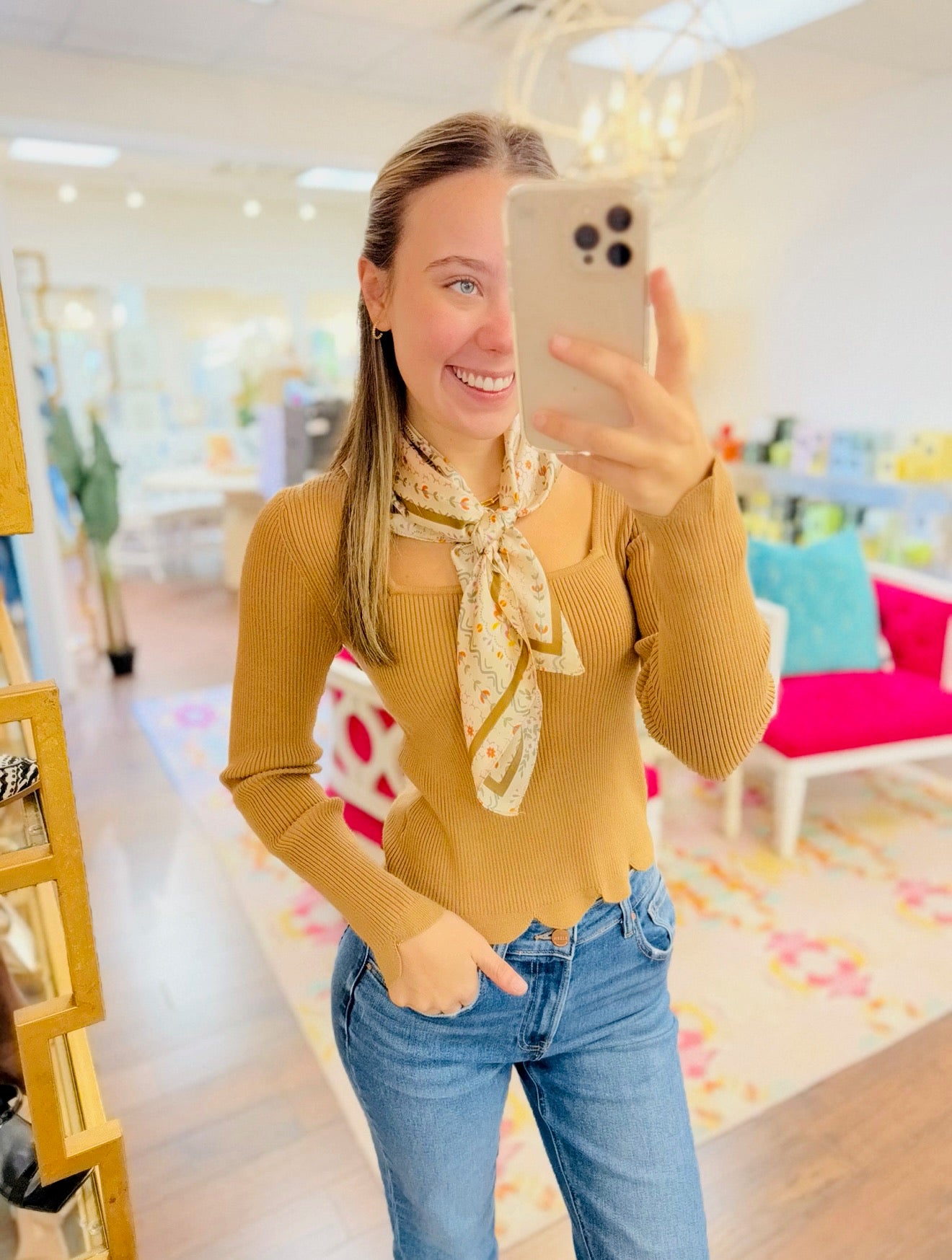 The Scarlett Scallop Sweater