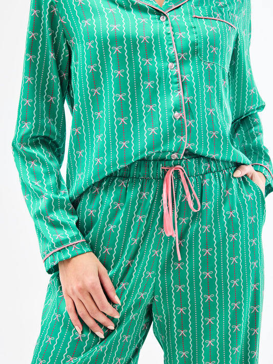 MS/ Charlotte Pajama Set/ In A Bow