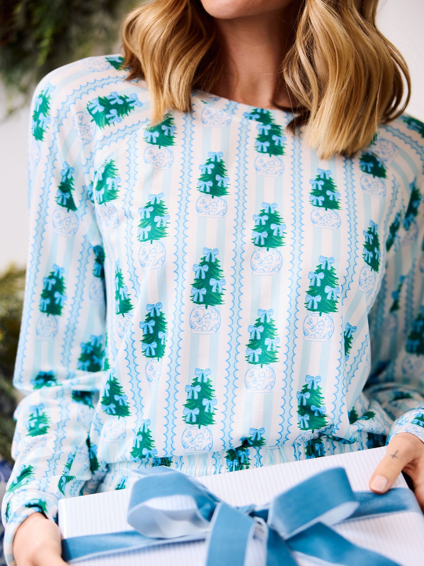 MS/ Annie Pajama Set/ Ginger Jar Joy