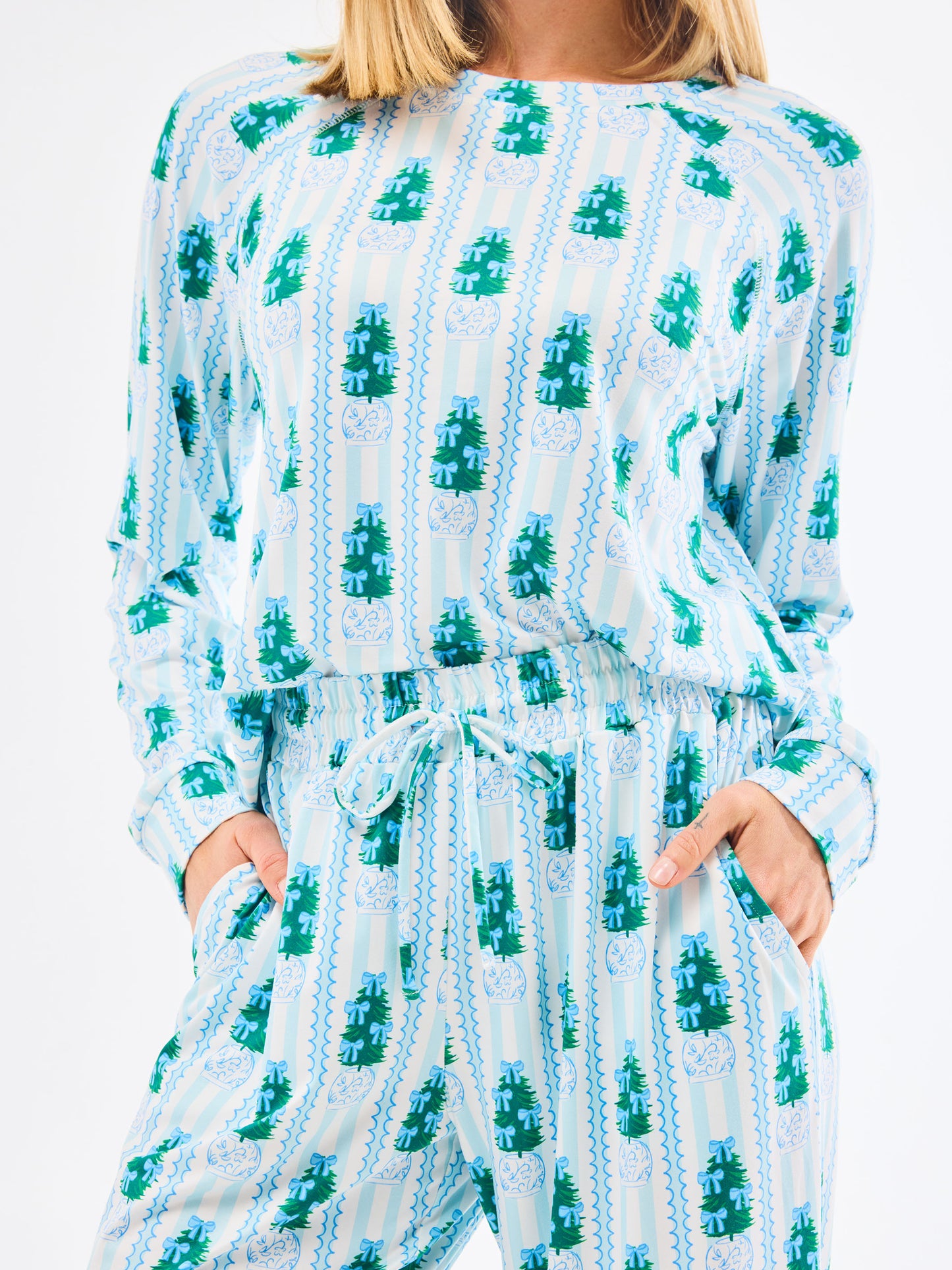 MS/ Annie Pajama Set/ Ginger Jar Joy