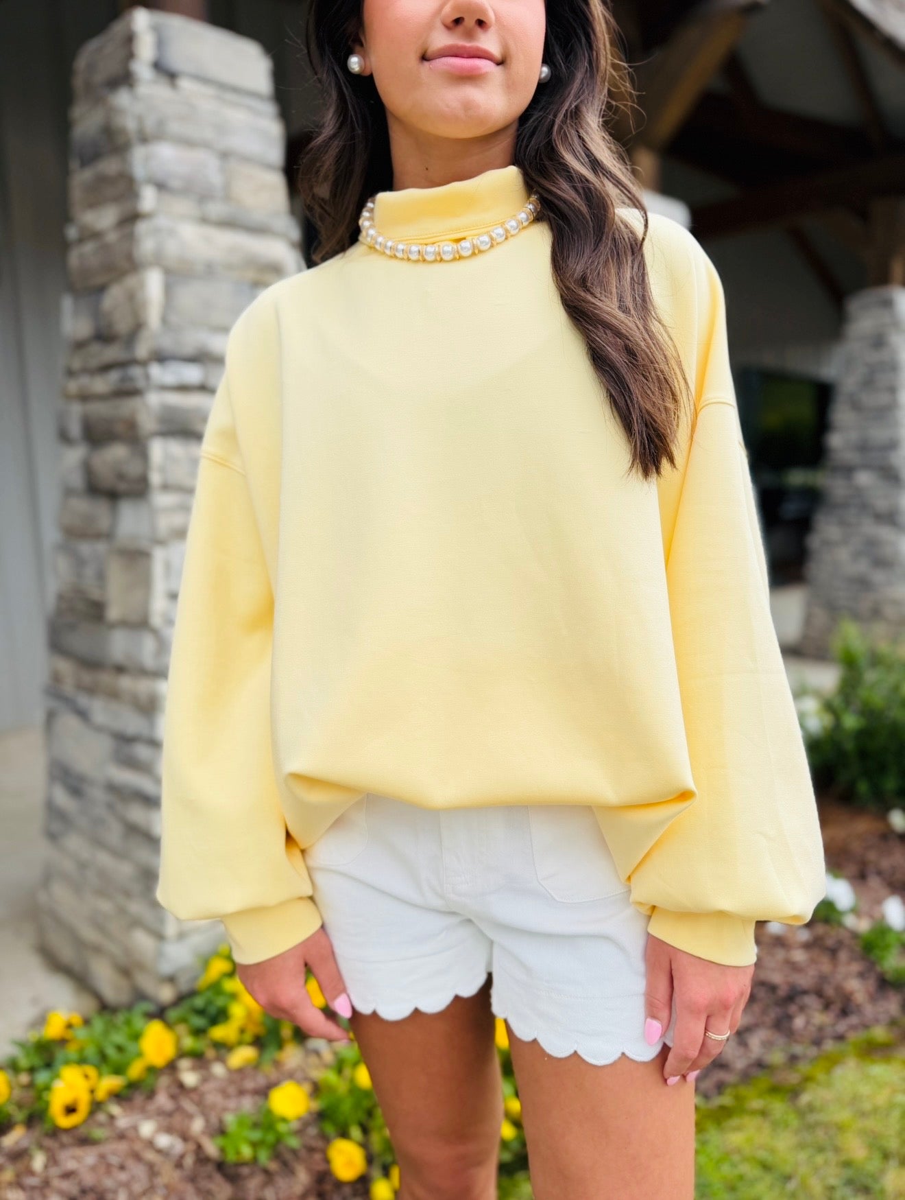The Ola Oversized Mock Neck