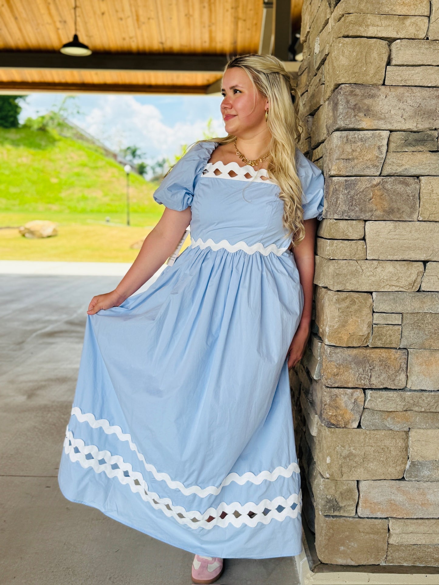 The Stephene Scallop Dress/ FINAL SALE