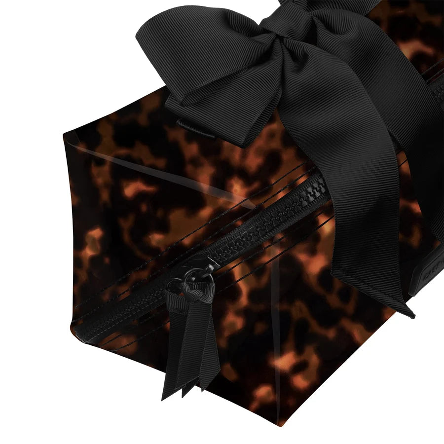 Case-Mate/ Jelly Cosmetic Bag/ Tortoiseshell Bow