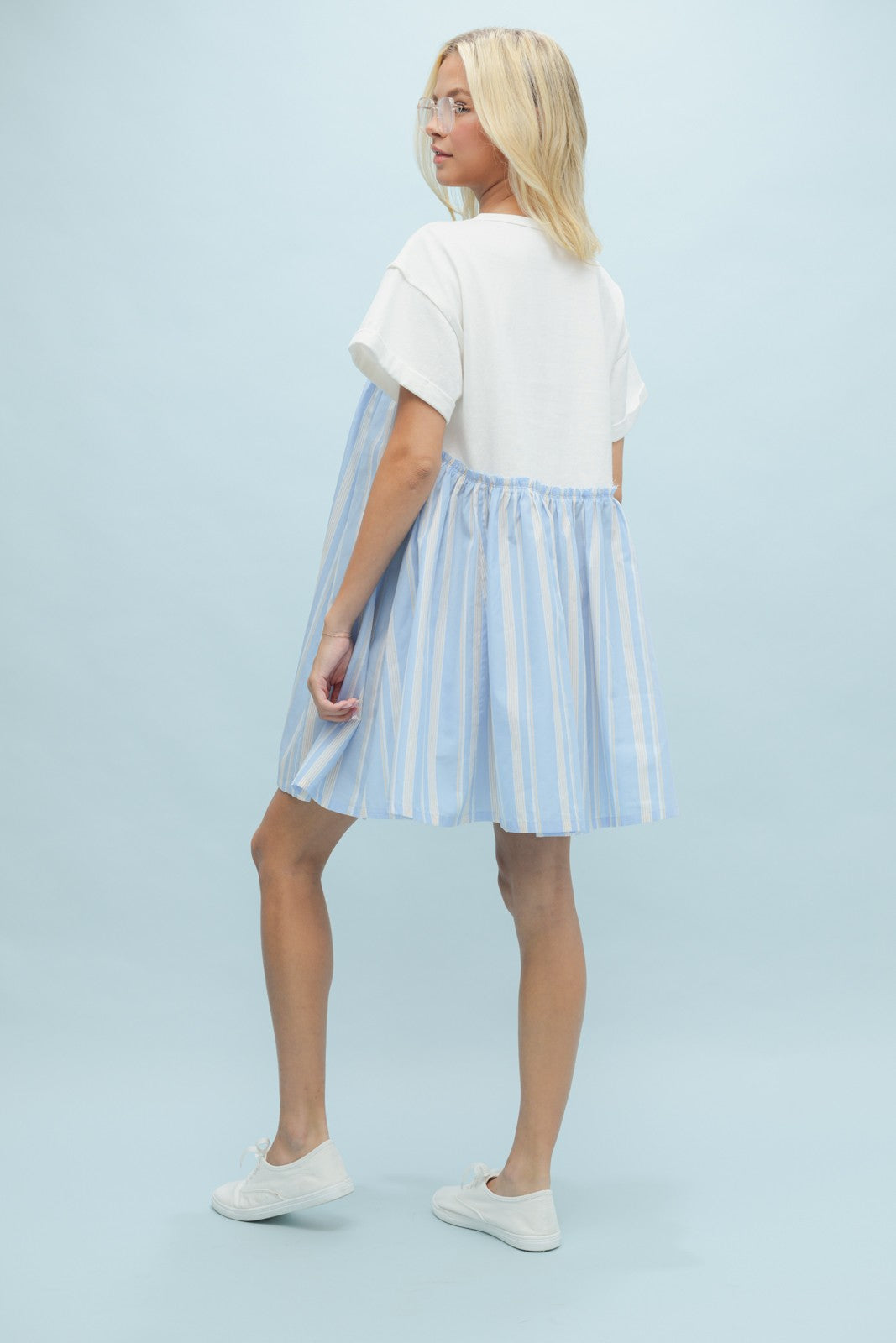 The Maya Mixed Media Dress/ FINAL SALE