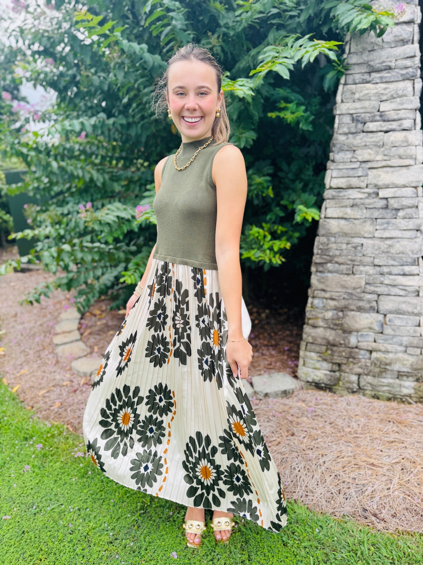 The Primrose Pleated Dress