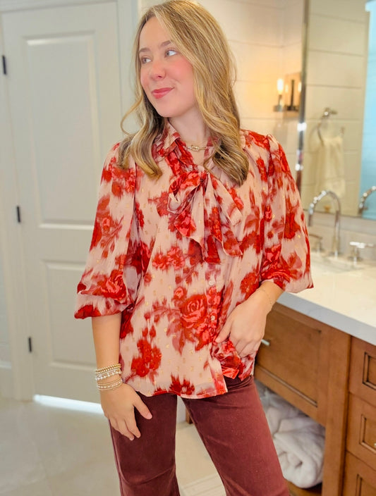 The Ballee Blouson Top