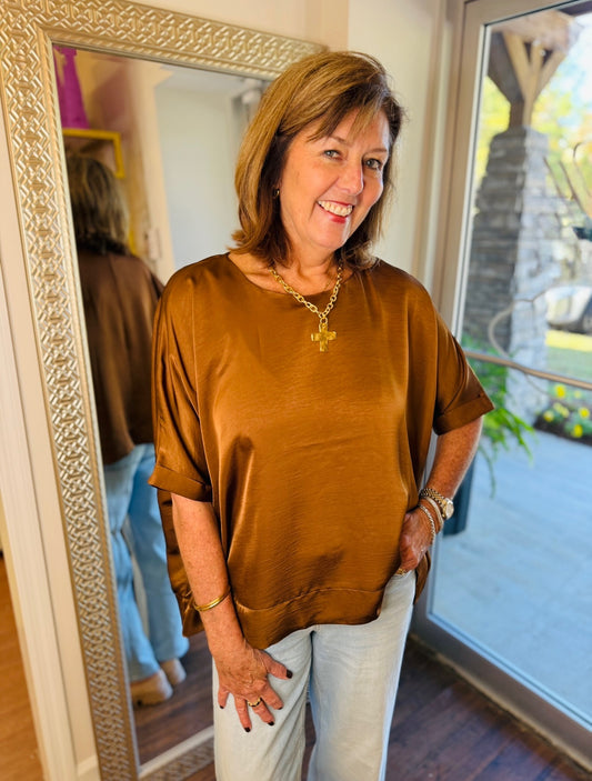 The Stephie Silk Top