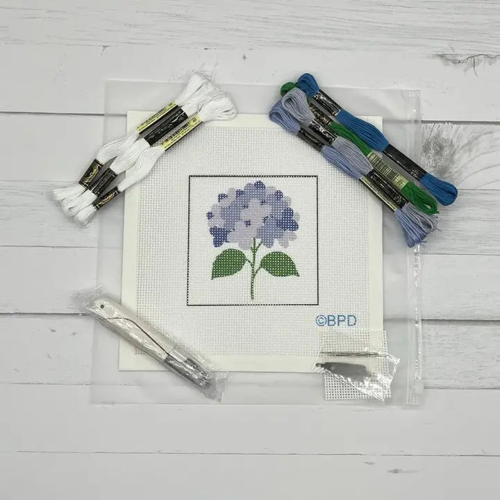 BP/ Blue Hydrangea Needlepoint Kit