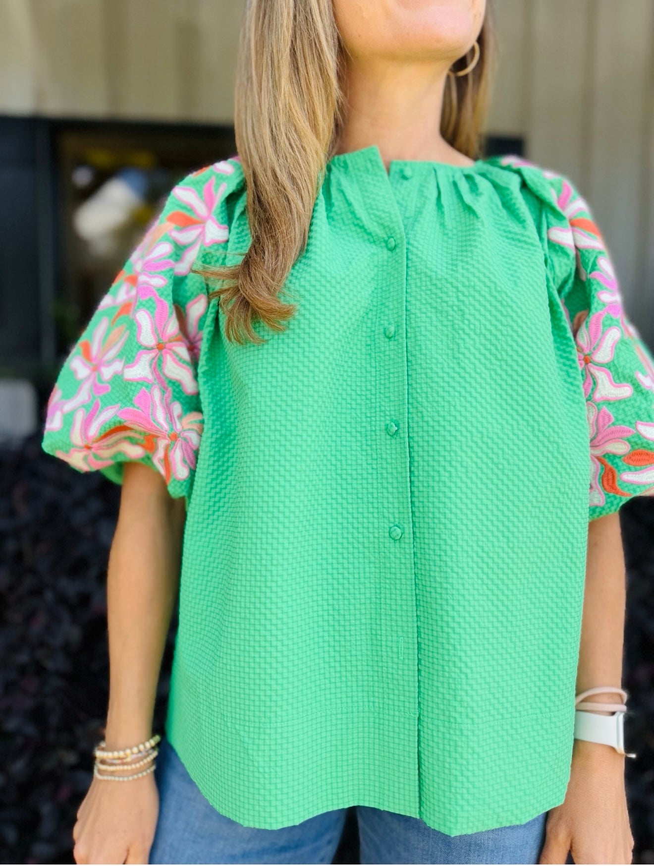 The Tillie Textured Top/ FINAL SALE