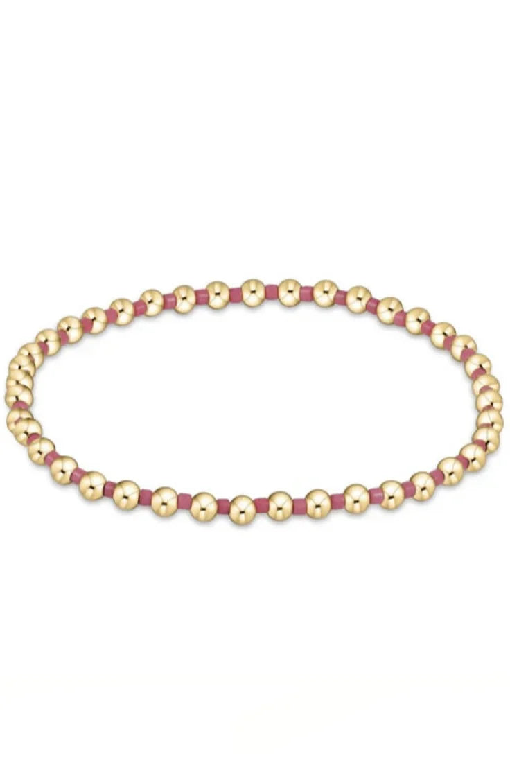 ENewton/ Hope Grateful Bracelet/ Bright Pink