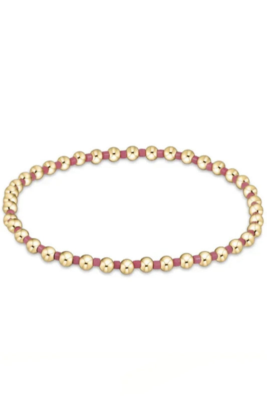 ENewton/ Hope Grateful Bracelet/ Bright Pink