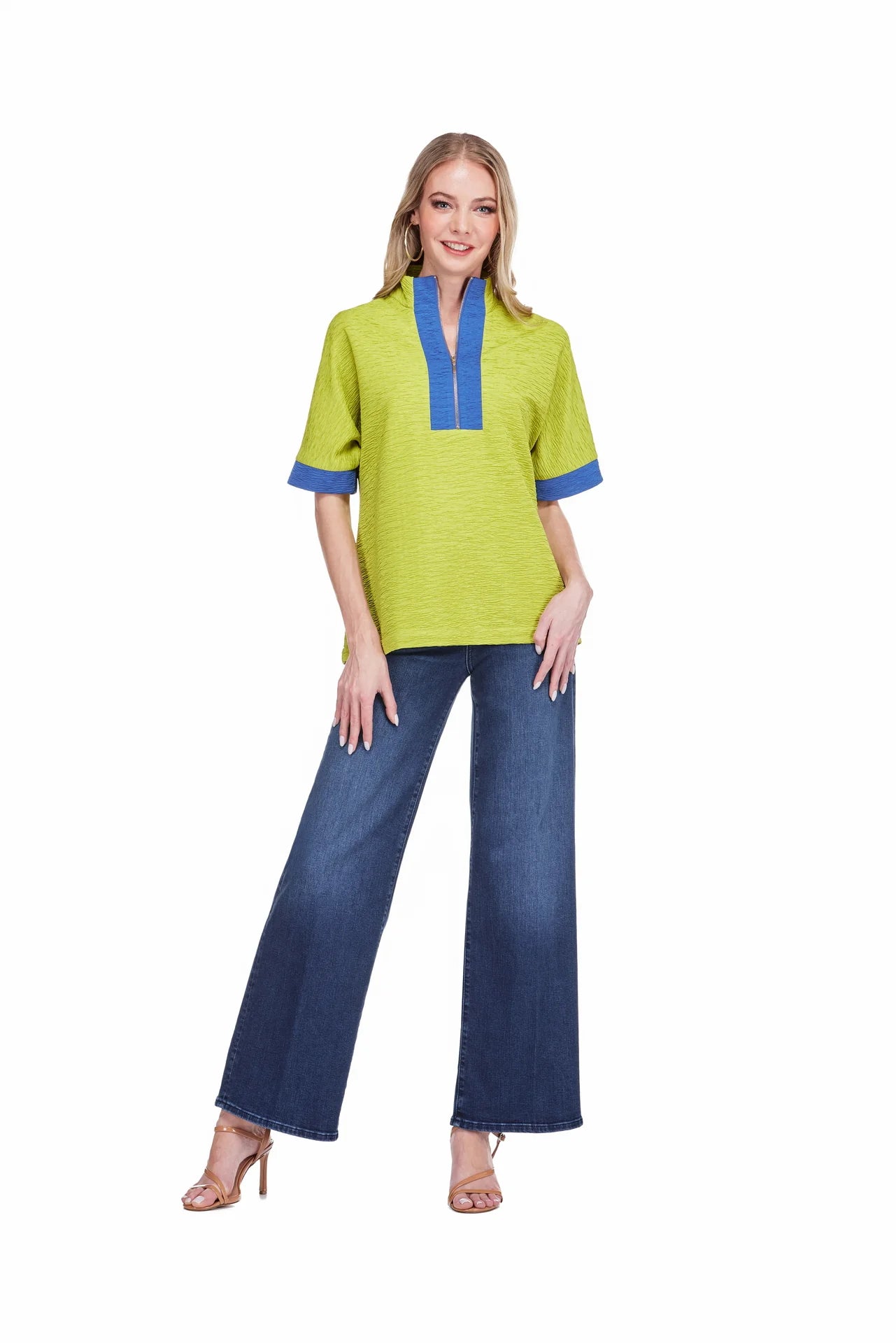 Jade/ The Zara Zip Top