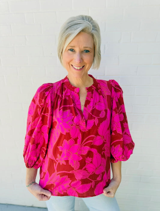 The Craney Split Neck Top