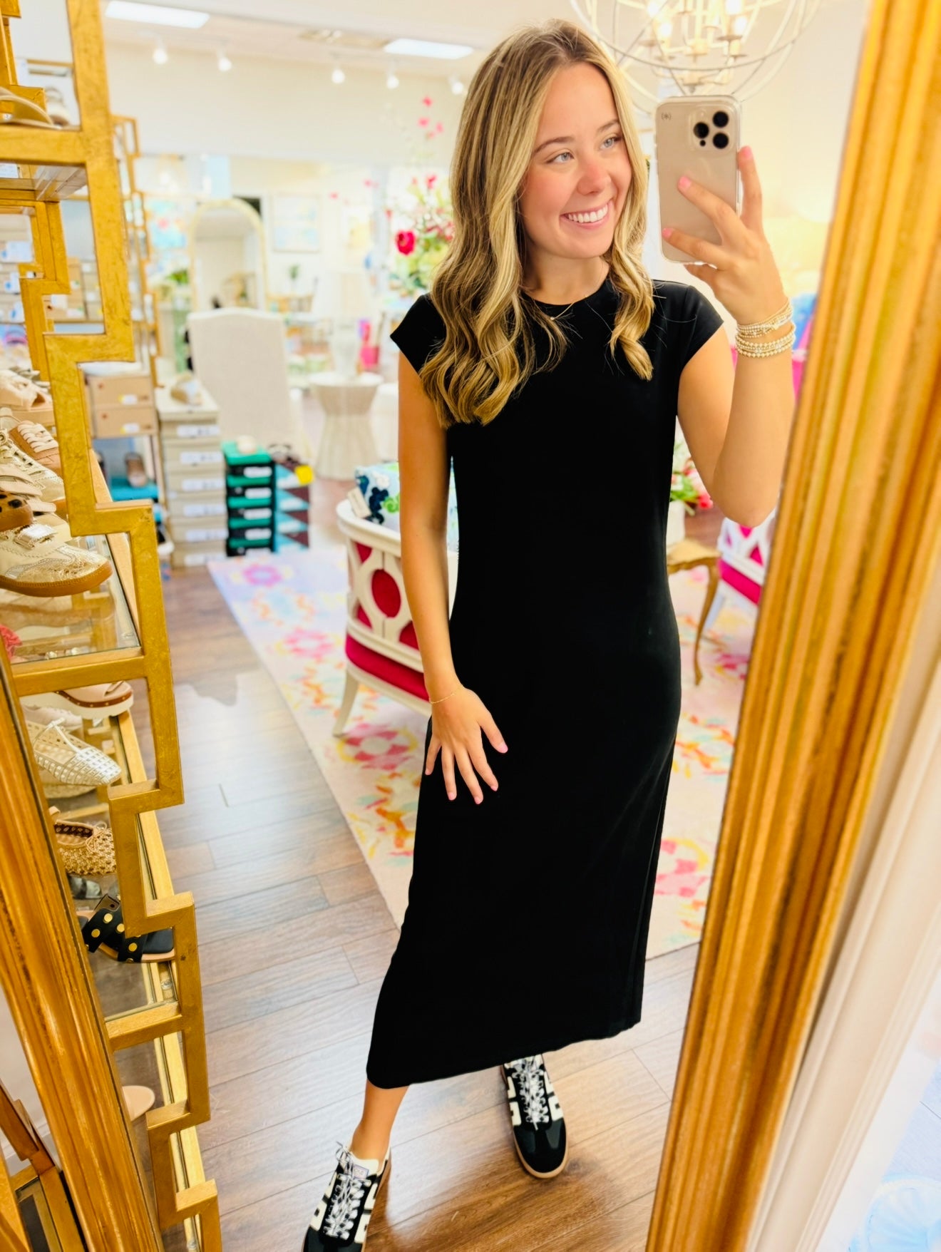 The Chrissie Cap Sleeve Dress