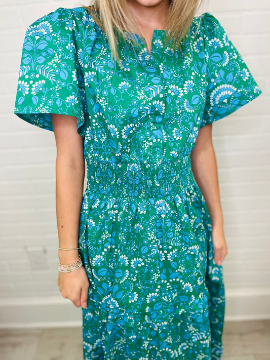 The Alina Floral Maxi Dress