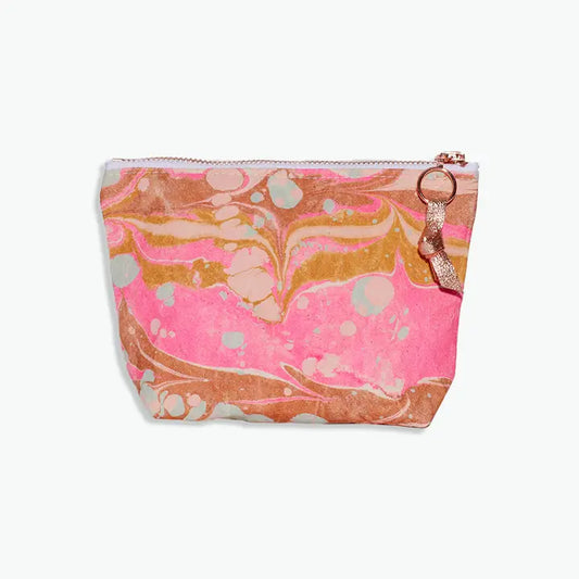 Astral Marbled Pouch/ Sailors Delight/ Small
