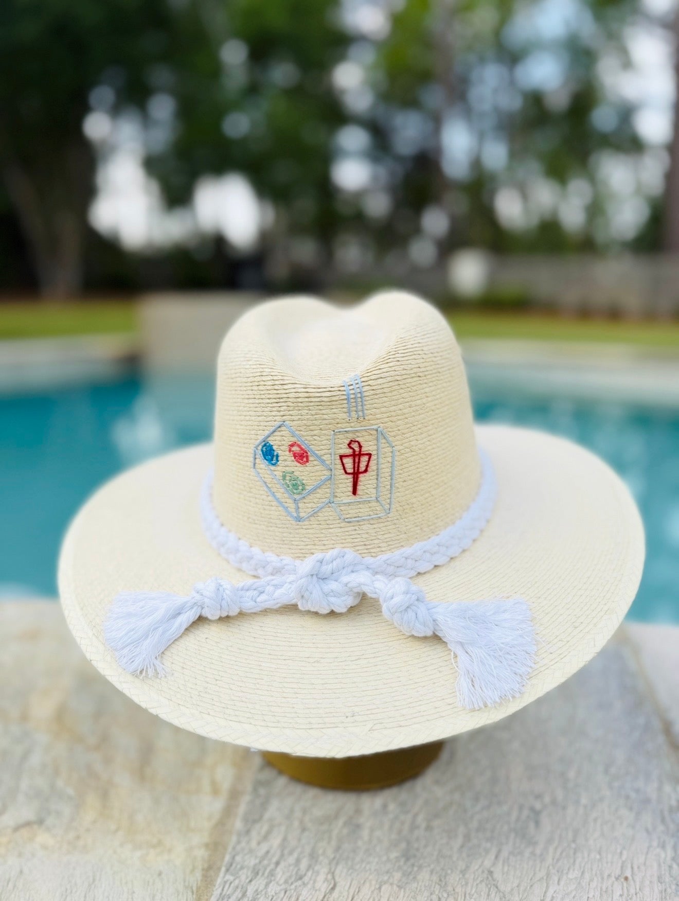 Tipsy Threads/ The Mahjong Tiles Hat