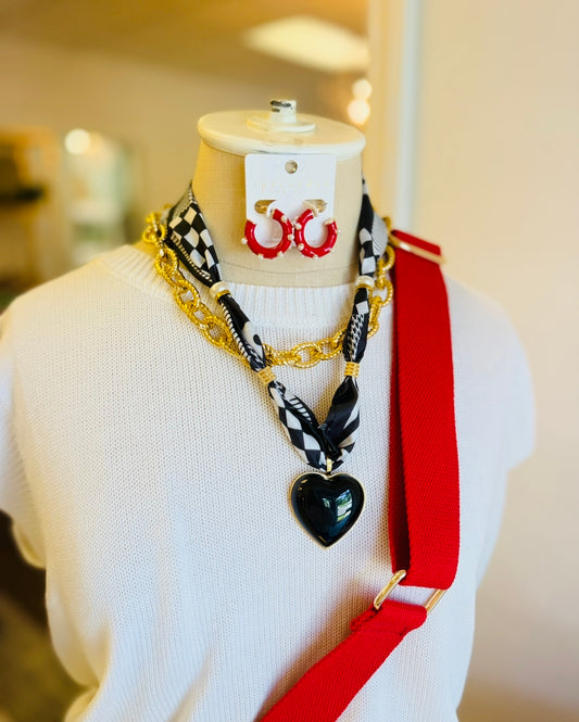 BPD/ The Chapman Gameday Scarf Necklace/ Style 2