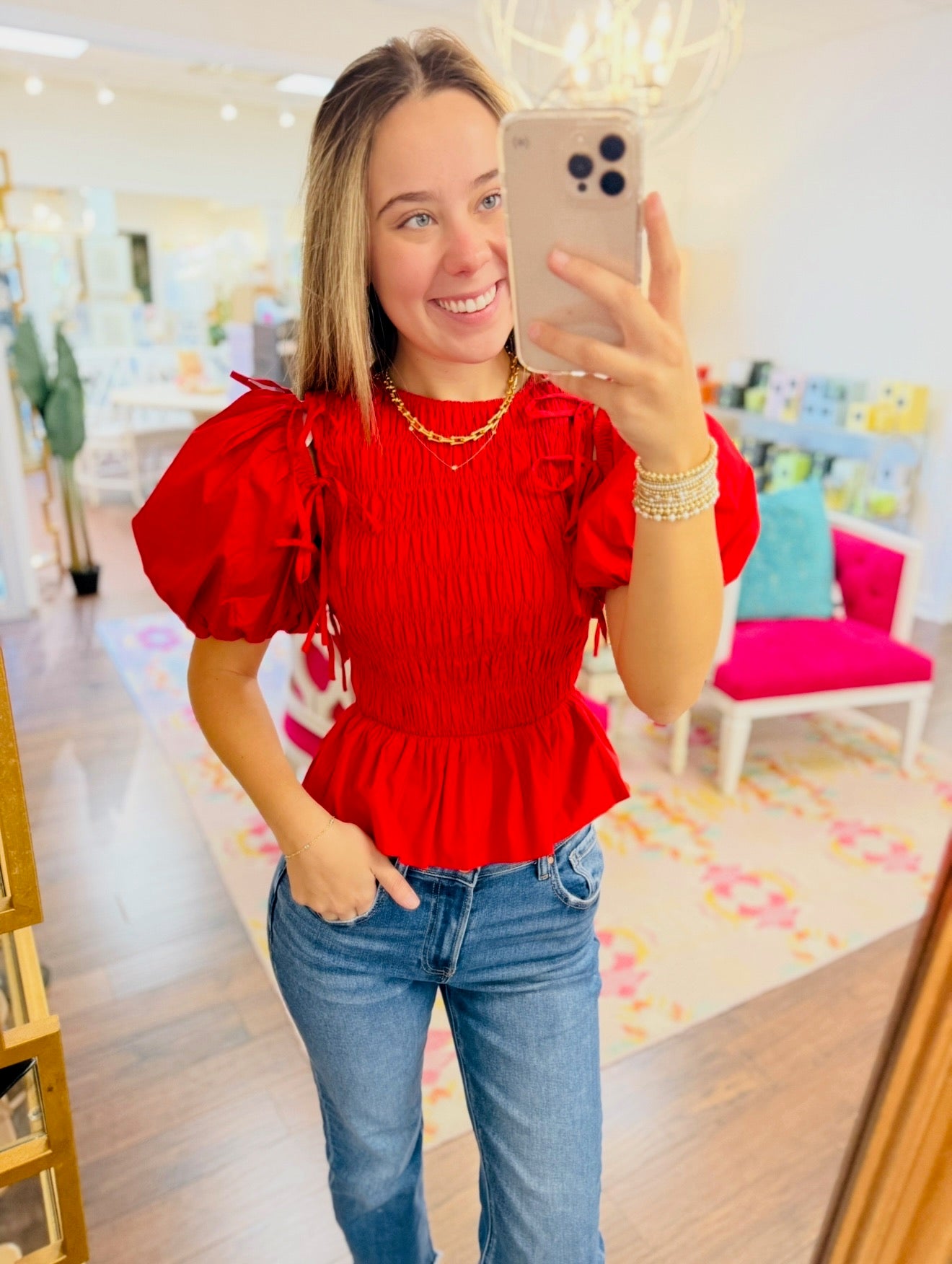 The Parks Peplum Top