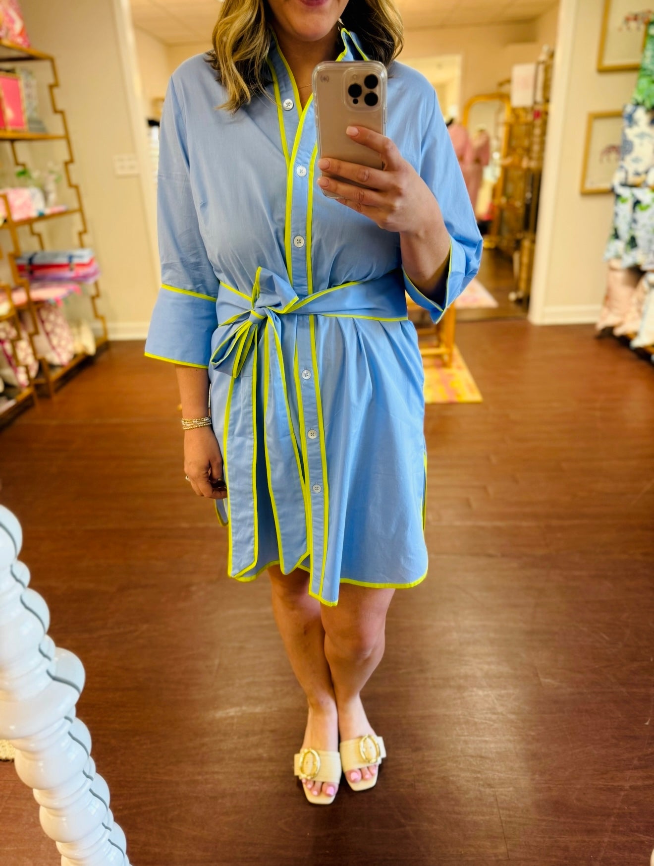Gretchen Scott/ The Shirt Tail Short Dress