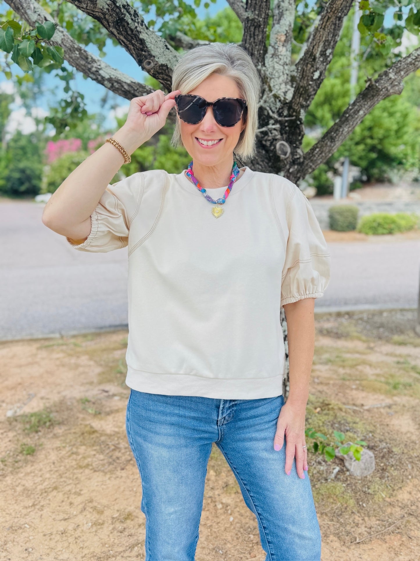 The Pansy Puff Top