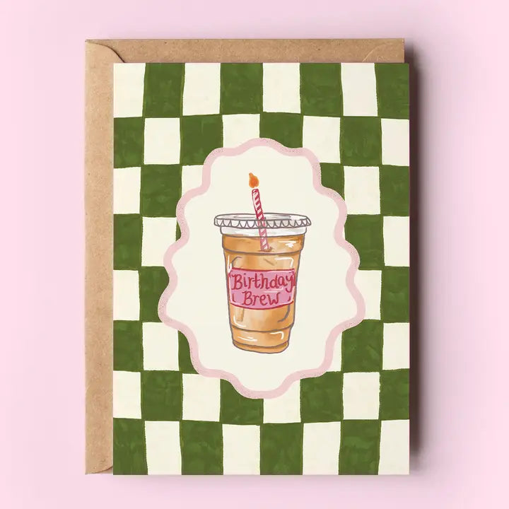 Birthday Brew Iced Coffee Card