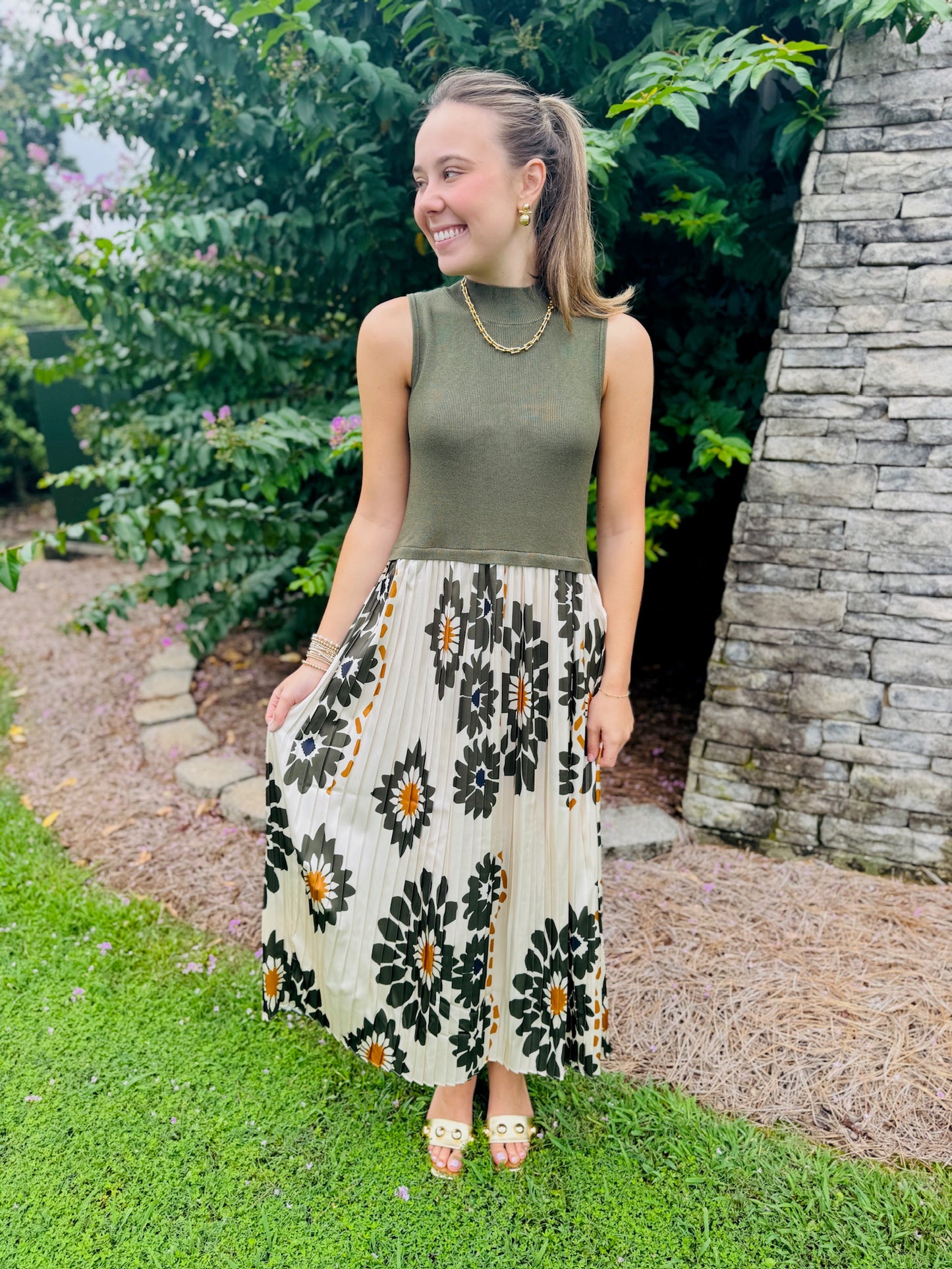 The Primrose Pleated Dress