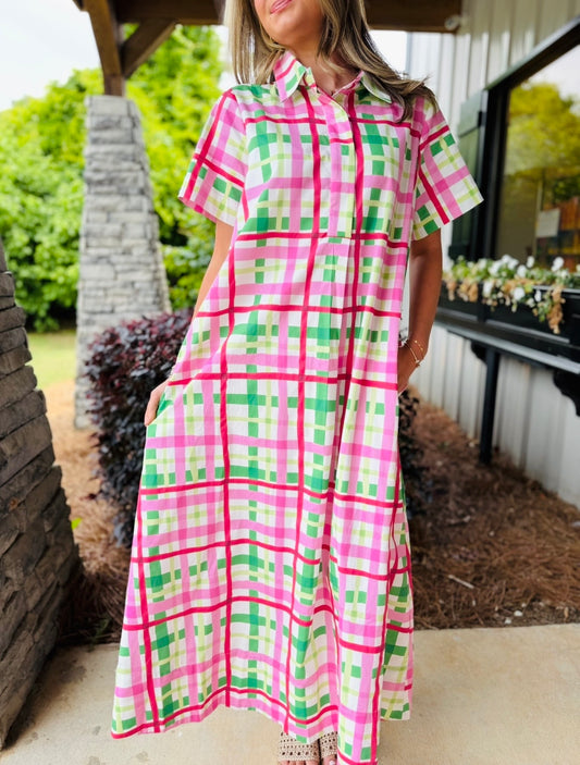 The Paula Plaid Dress
