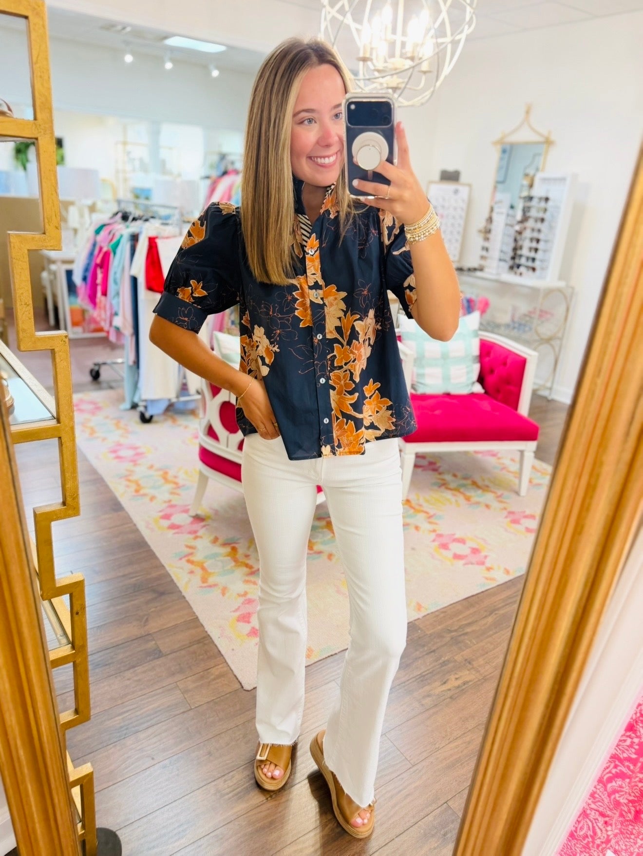 The Frela Floral Top
