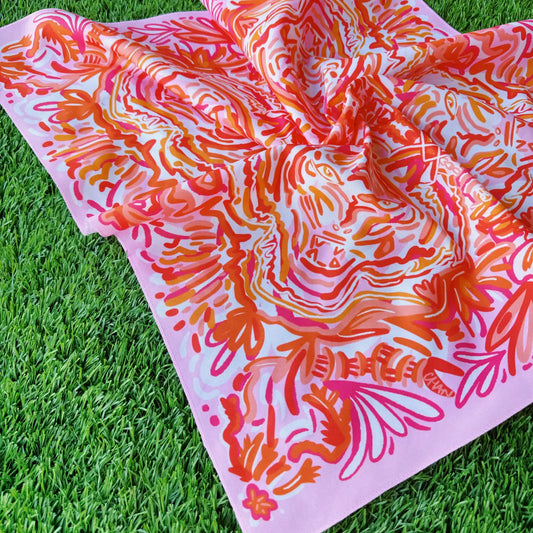 The Pink + Orange Tiger Chandana