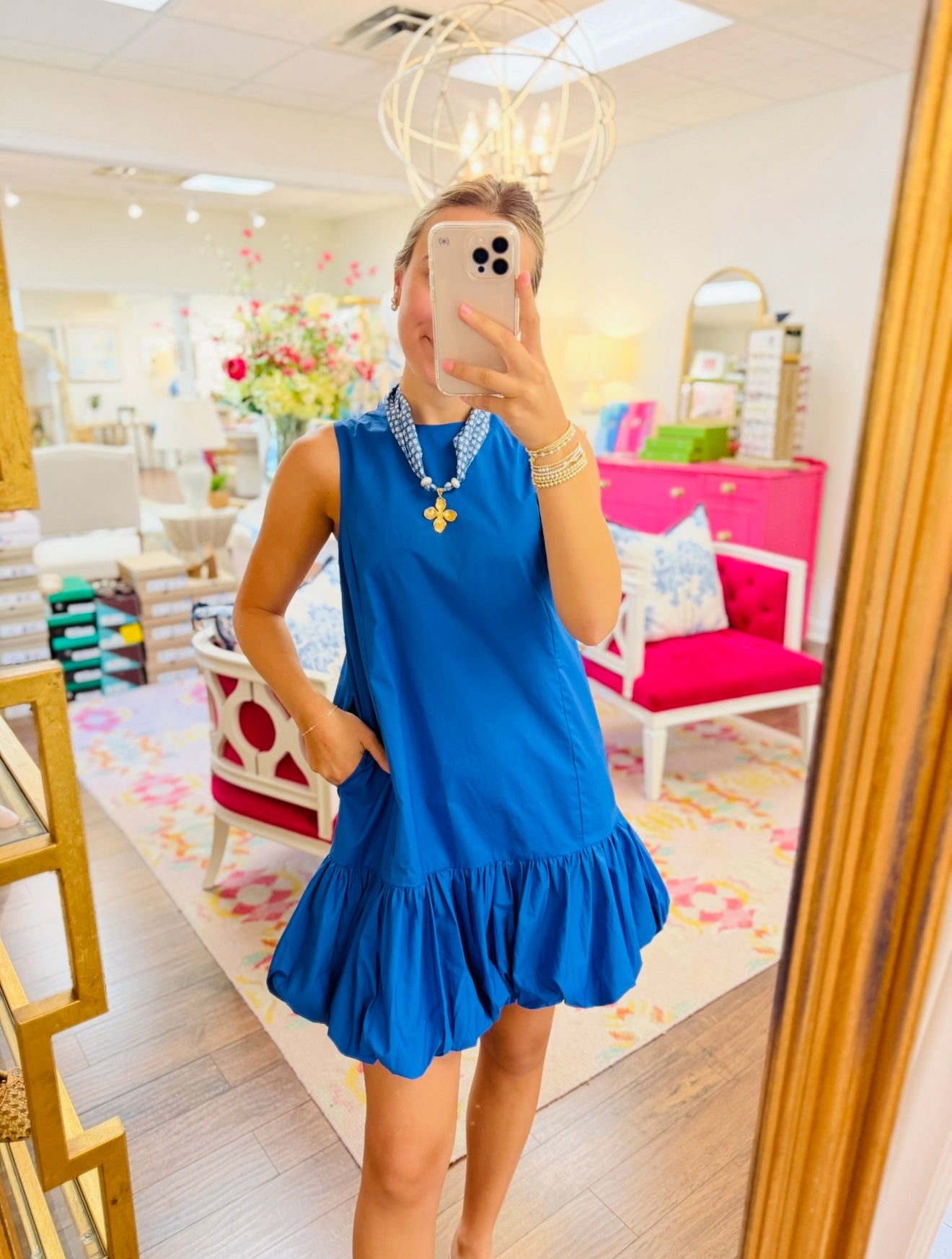 The Beth Bubble Mini Dress
