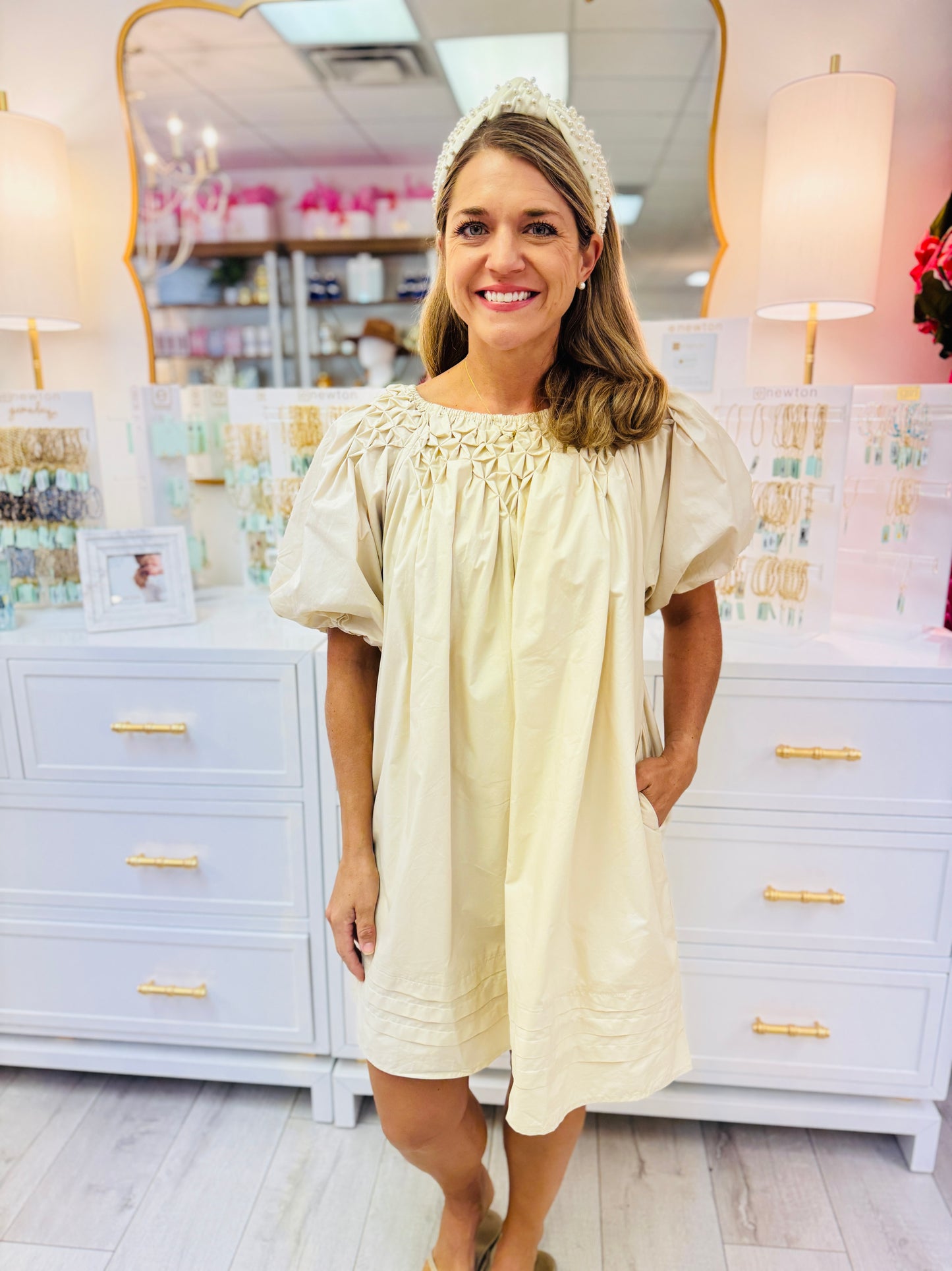 The Sala Smocked Dress
