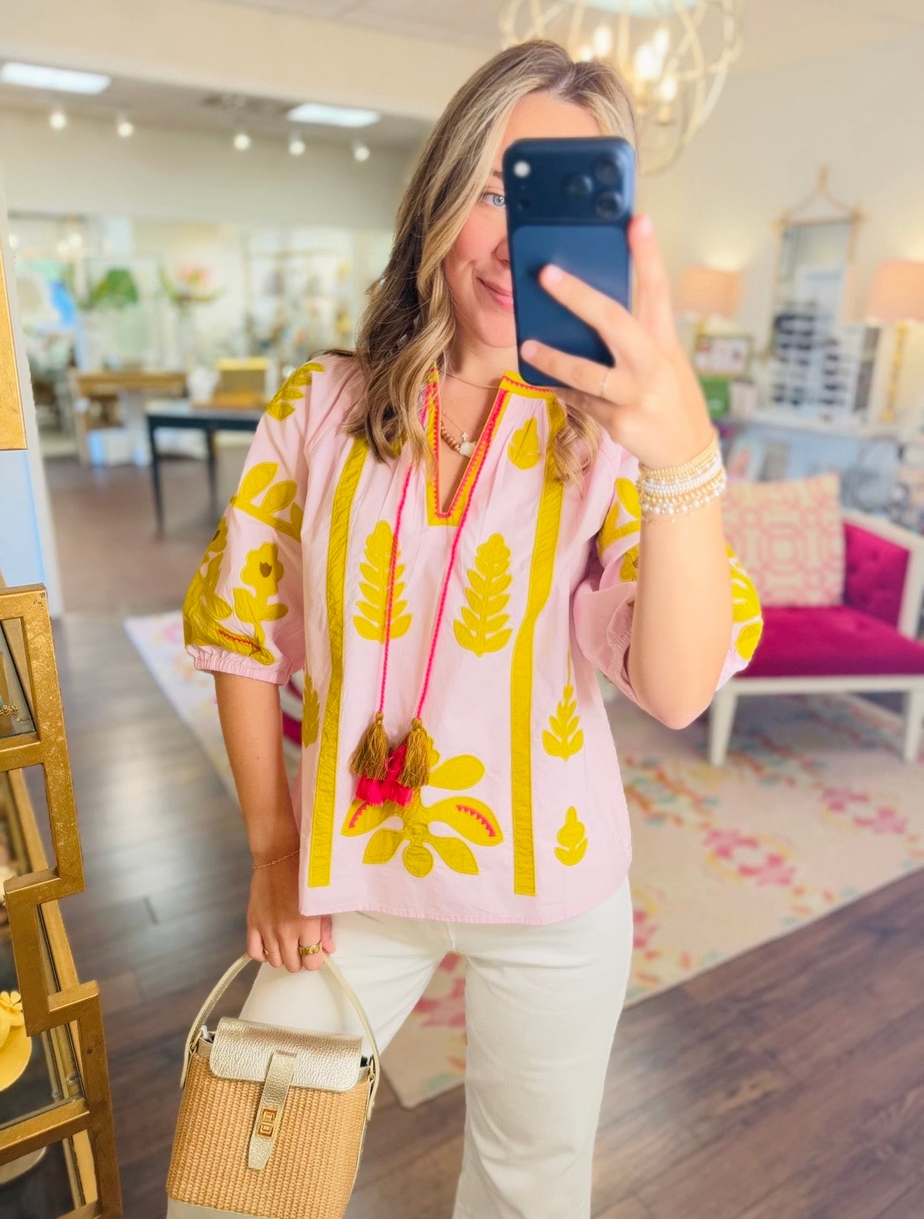 Ivy Jane/ The Arna Applique Top