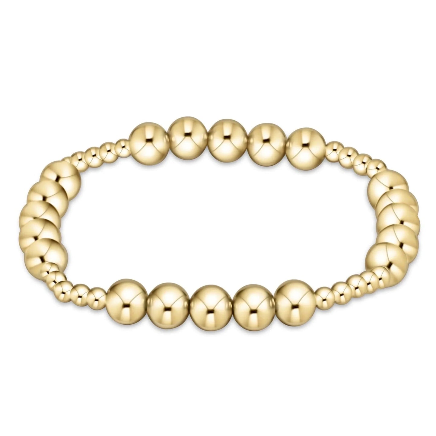 ENewton/ Classic Gold Blissful 6mm Bracelet/ Gold