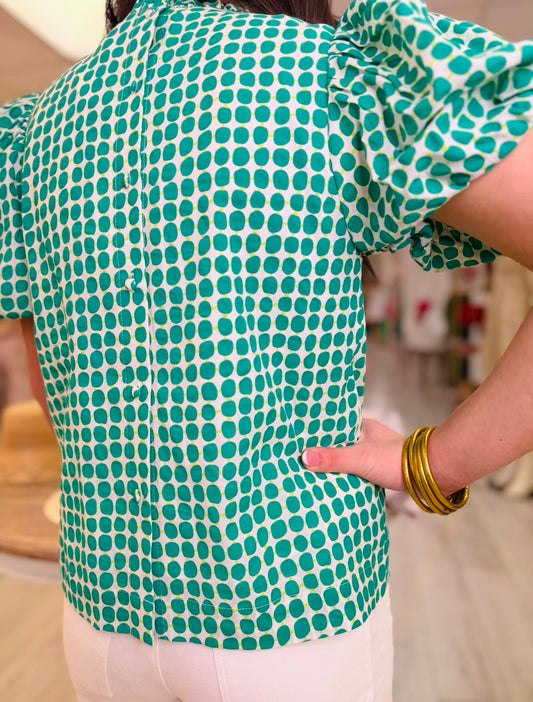 The Dollie Dotted Top