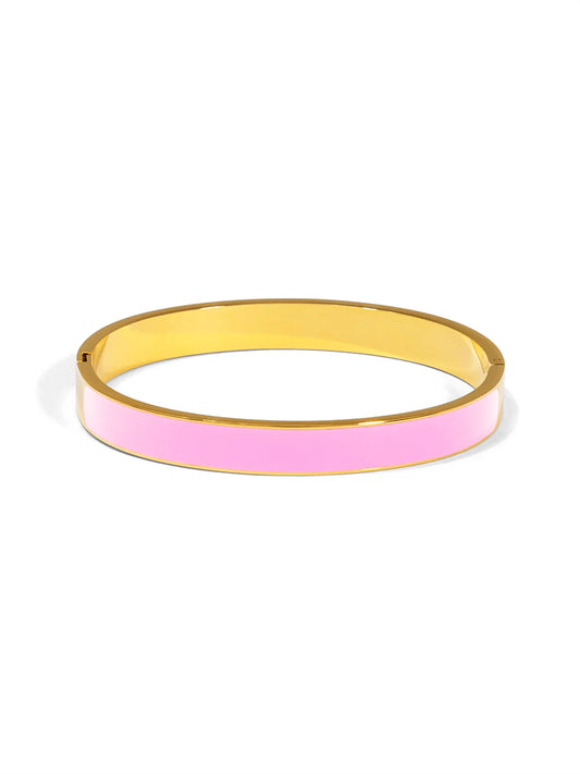 The Color Pop Enamel Bangle