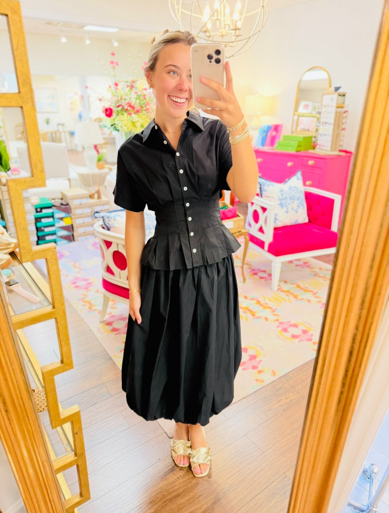 The Tolia Tucked Top