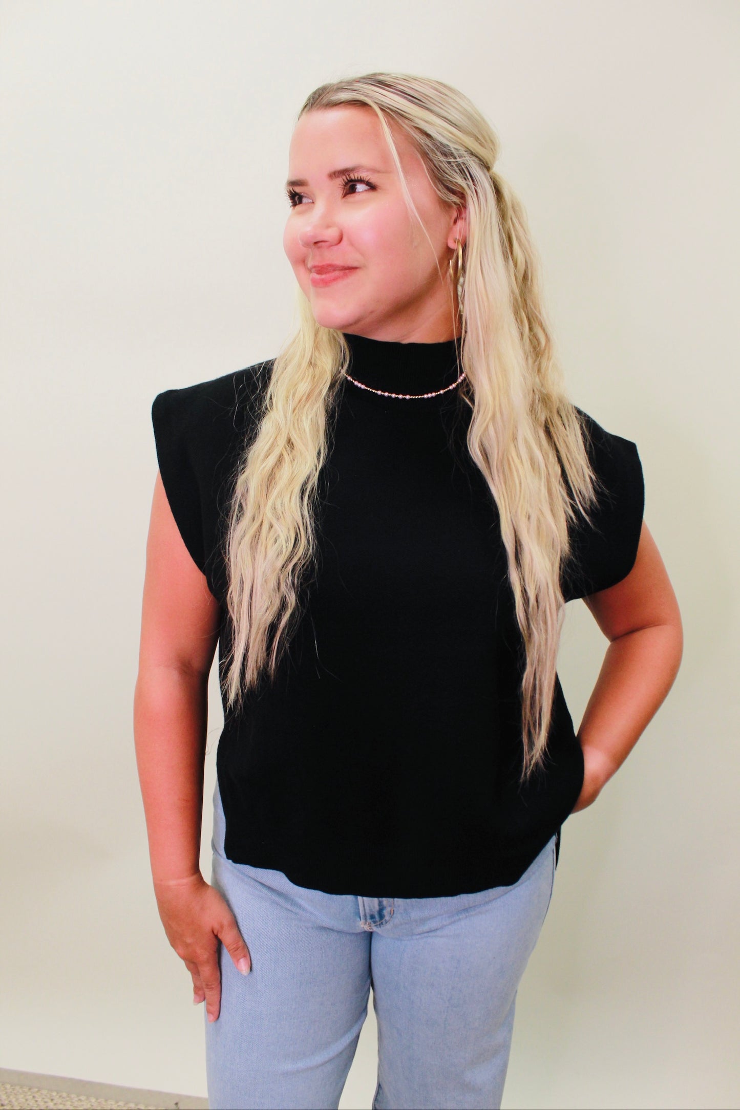 The Molo Mock Sweater Top