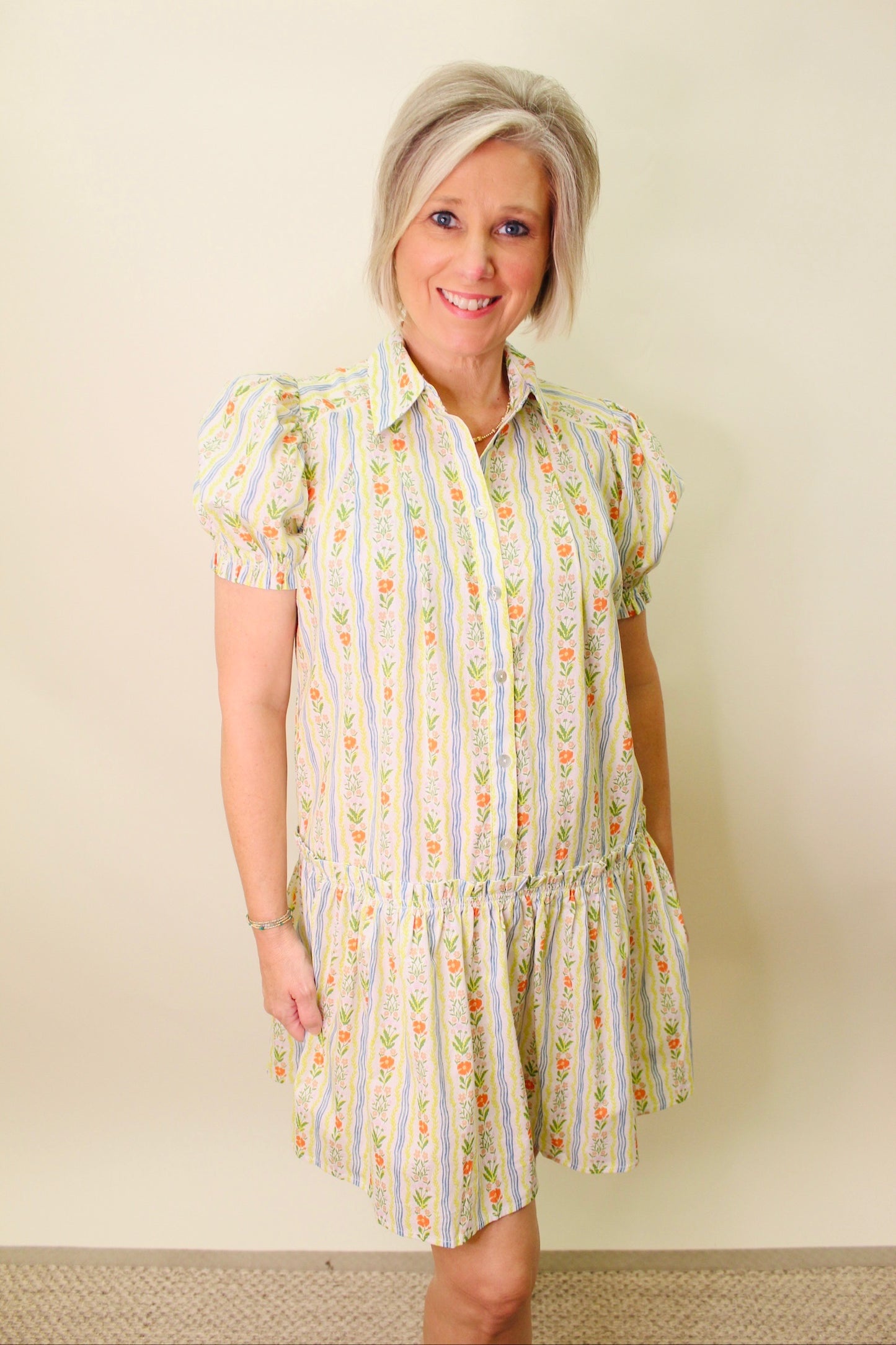 The French Floral Dress