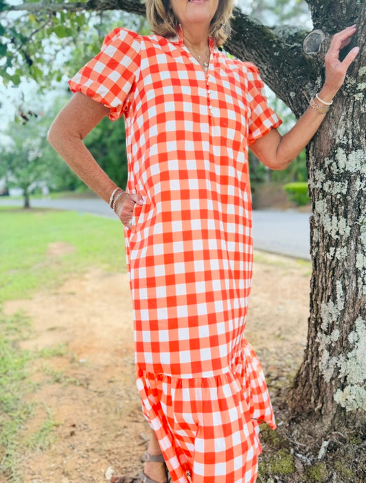 The Gemma Gingham Dress