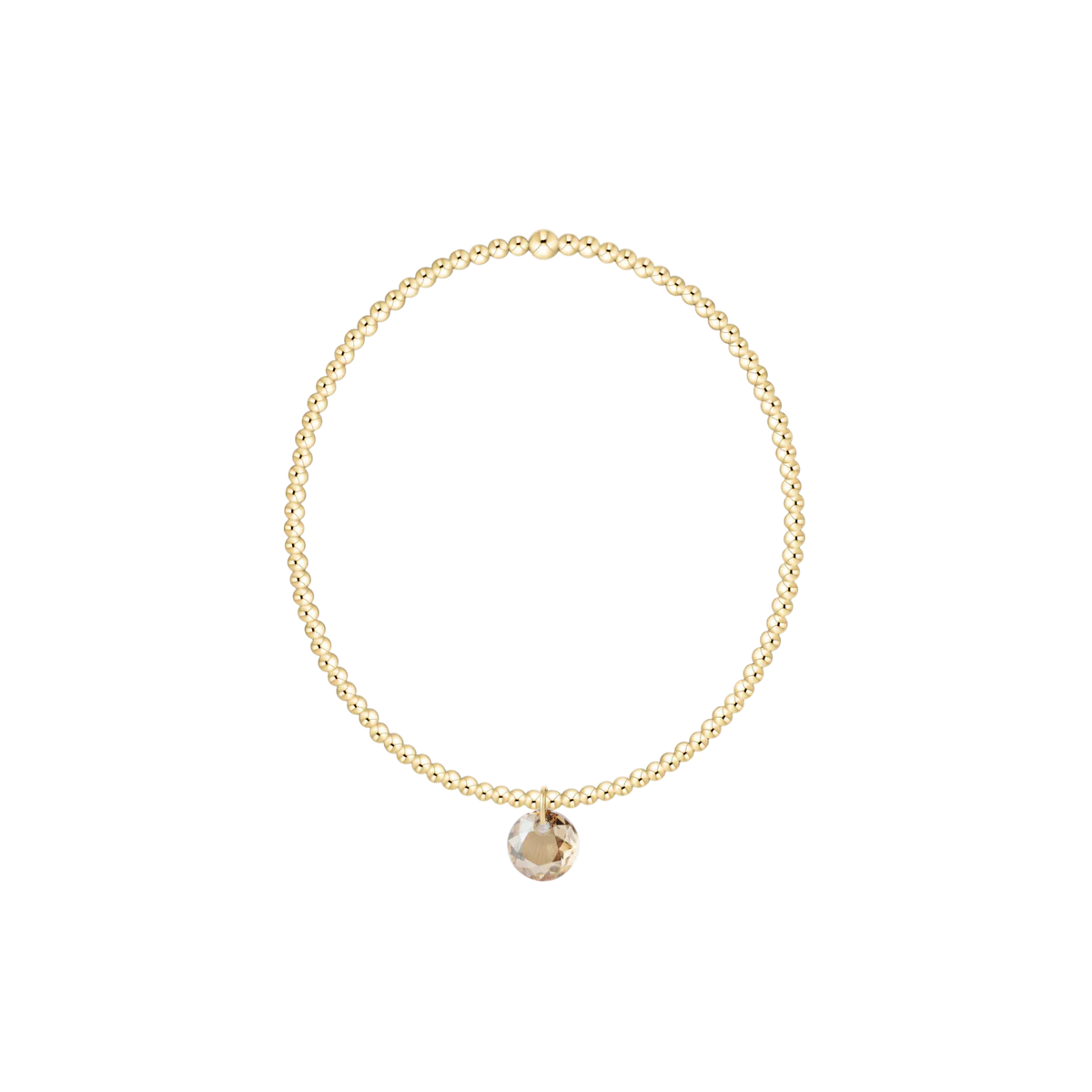 ENewton/ Classic Gold 2MM Bracelet-Reflection Small Charm-11