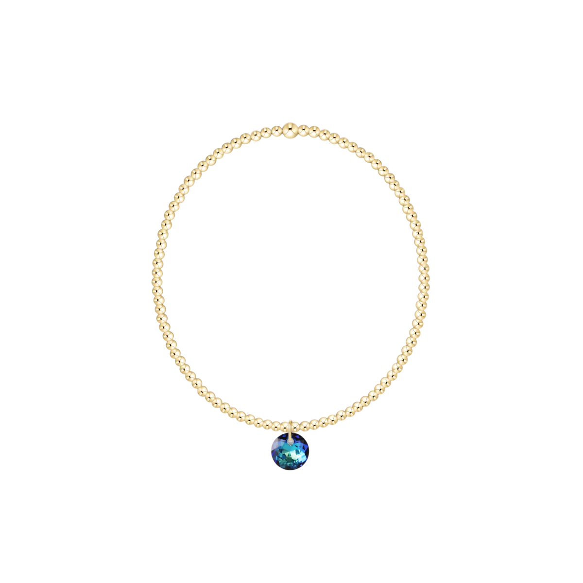 ENewton/ Classic Gold 2MM Bracelet-Reflection Small Charm-12